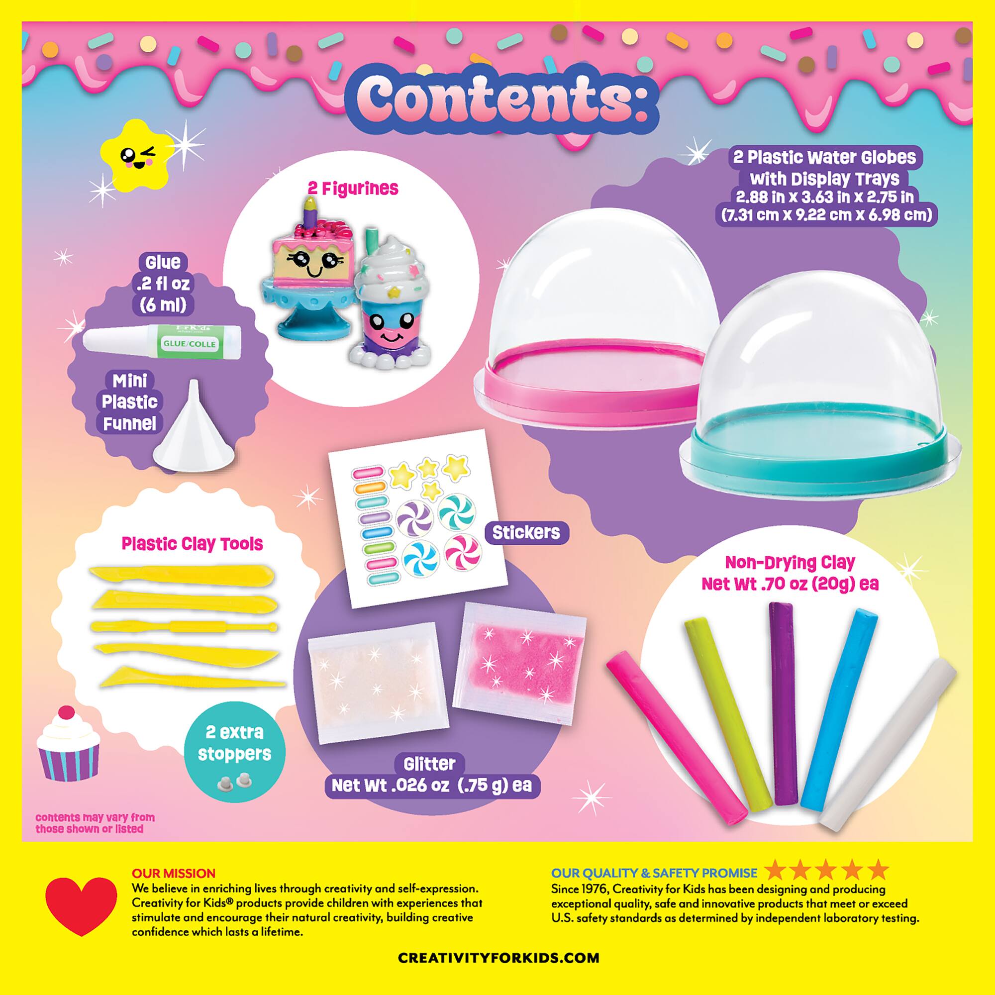 Creativity for Kids Make Your Own Water Globes Sweets Set